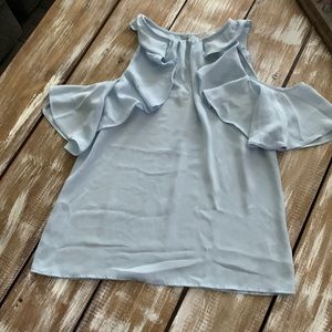 Baby blue top